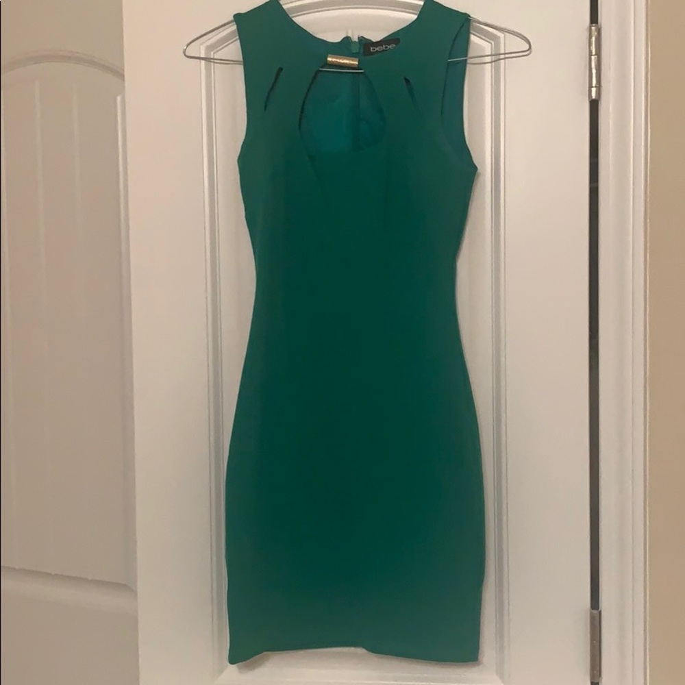 Bebe Green dress